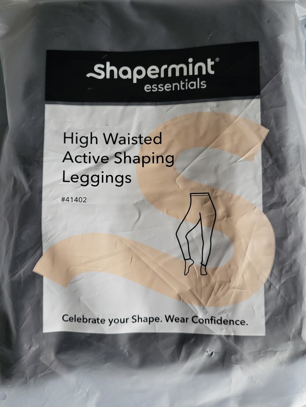 NIB Shapermint Essentials High Waisted Active Shaping Leggings Black MEDIUM